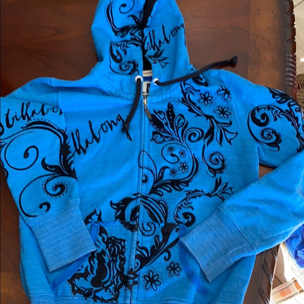 Billabong hoody sweatshirt zipped jacket